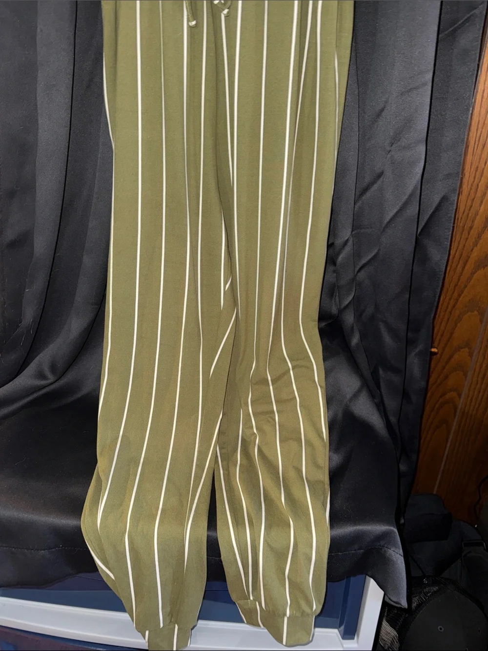 Olive Striped Kids One-Piece jumpsuit by streetwear society